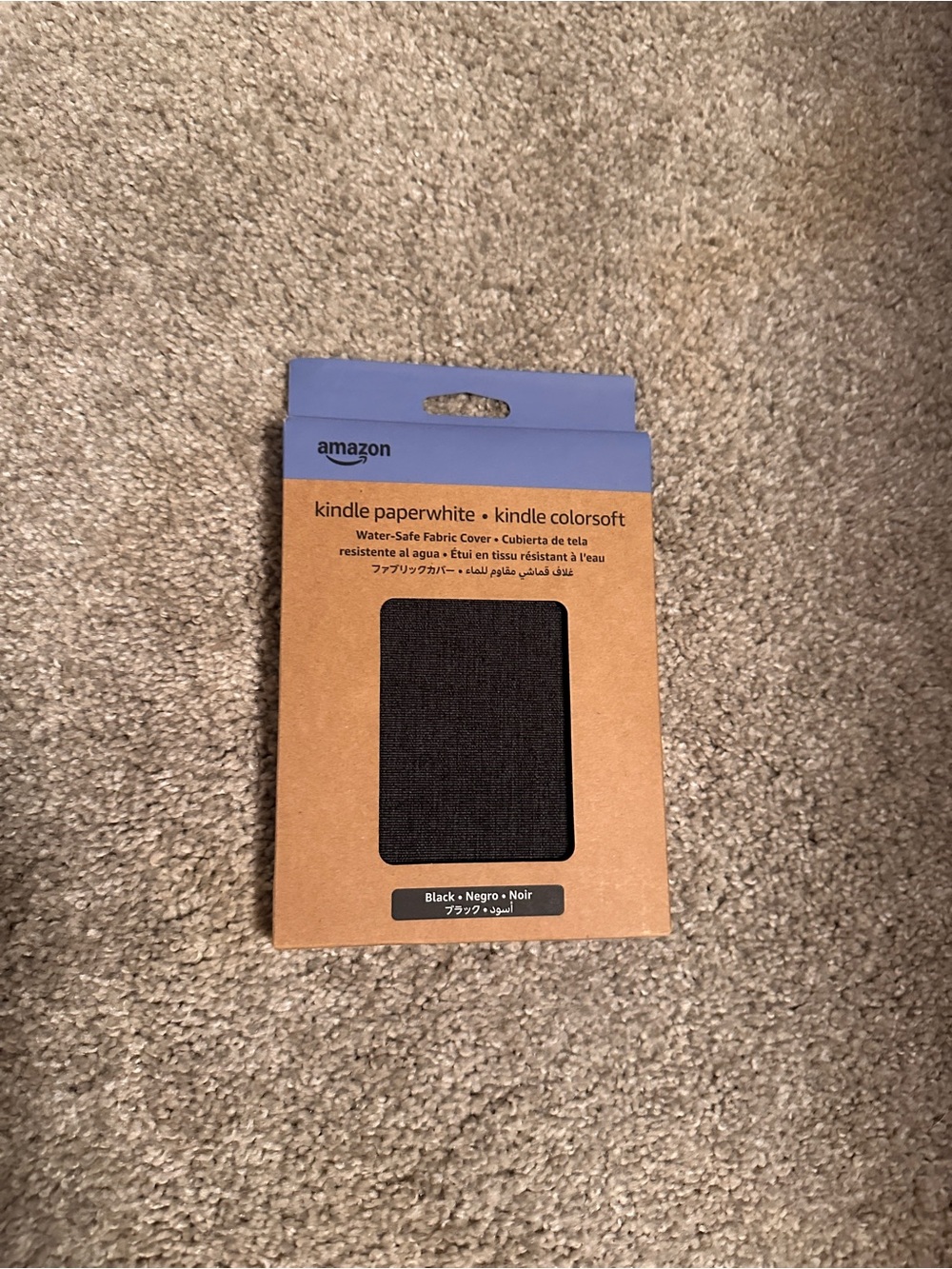 Amazon Kindle Paperwhite Fabric Cover - Black